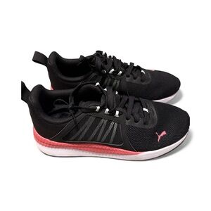 Puma Black and Pink Athletic Shoes